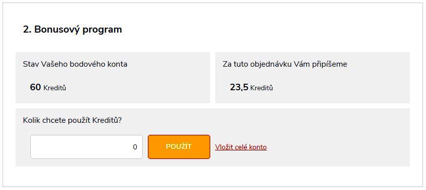 Bonusový systém SENZA medical